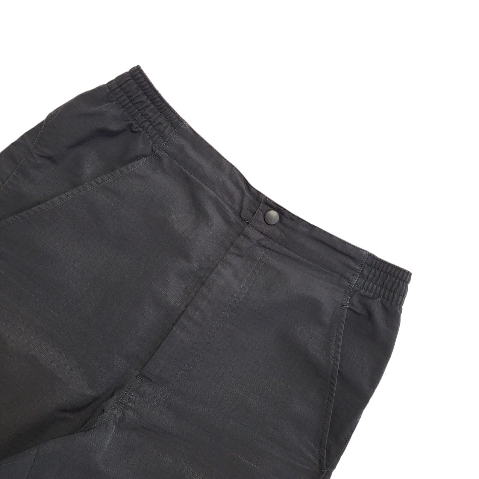 Nike Vintage 90's Black Zipped Sport Shorts With Pockets Uk Men's Size S W30 L12