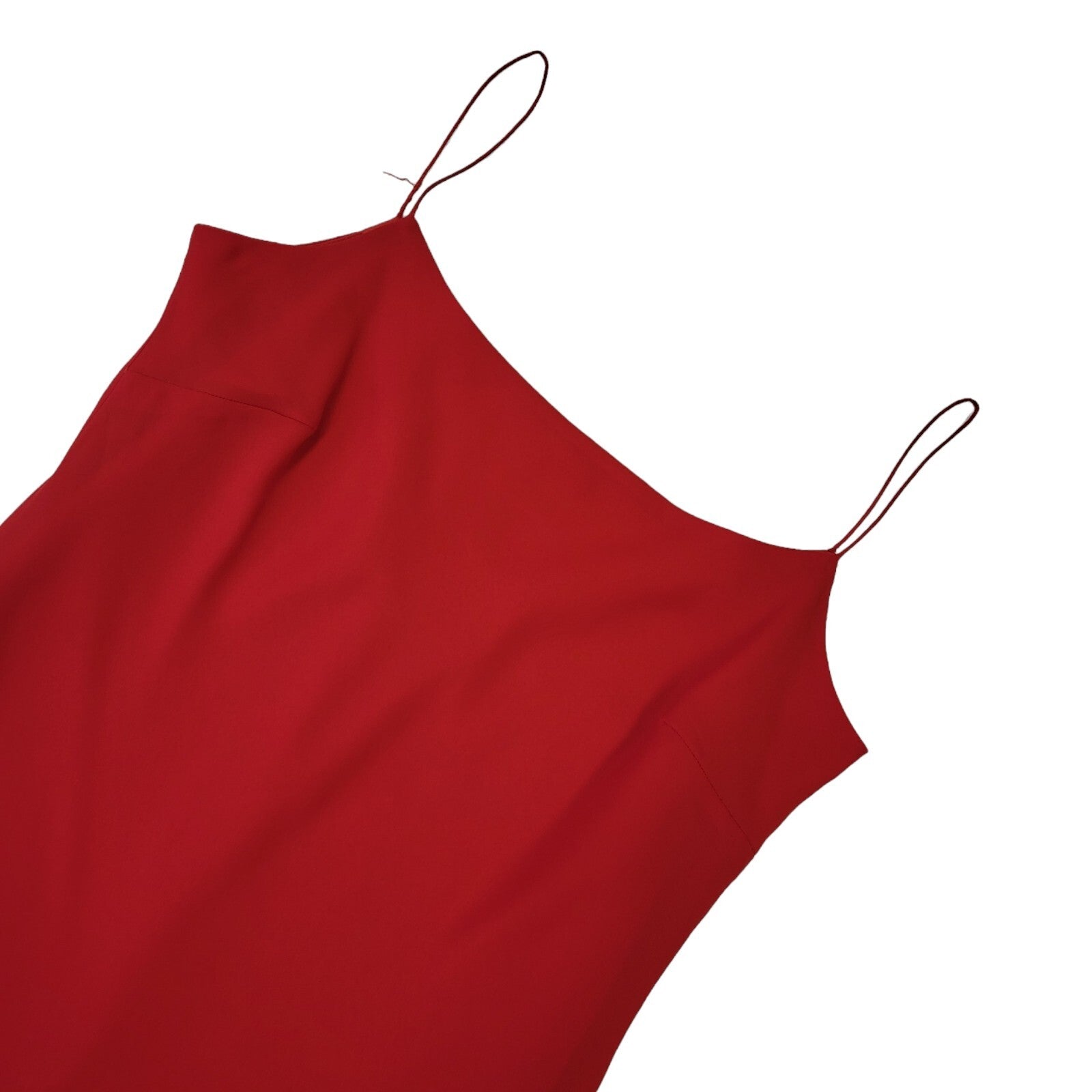 Yessica Vintage 90s Red Strappy Dress Uk Women's Size 16
