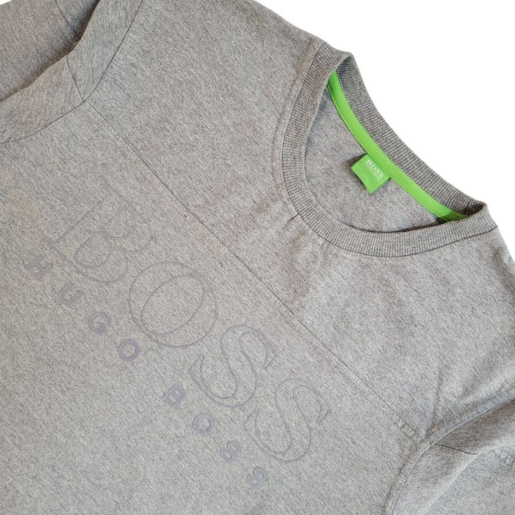 Hugo Boss Modern Sweatshirt Grey Crew Neck 90's UK Men's Size M