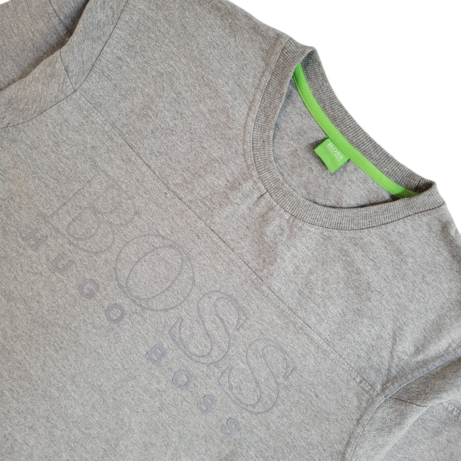 Hugo Boss Modern Sweatshirt Grey Crew Neck 90's UK Men's Size M