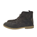 Asos Faux Leather Grey Lace-Up Lined Boots Uk Men's Size 9