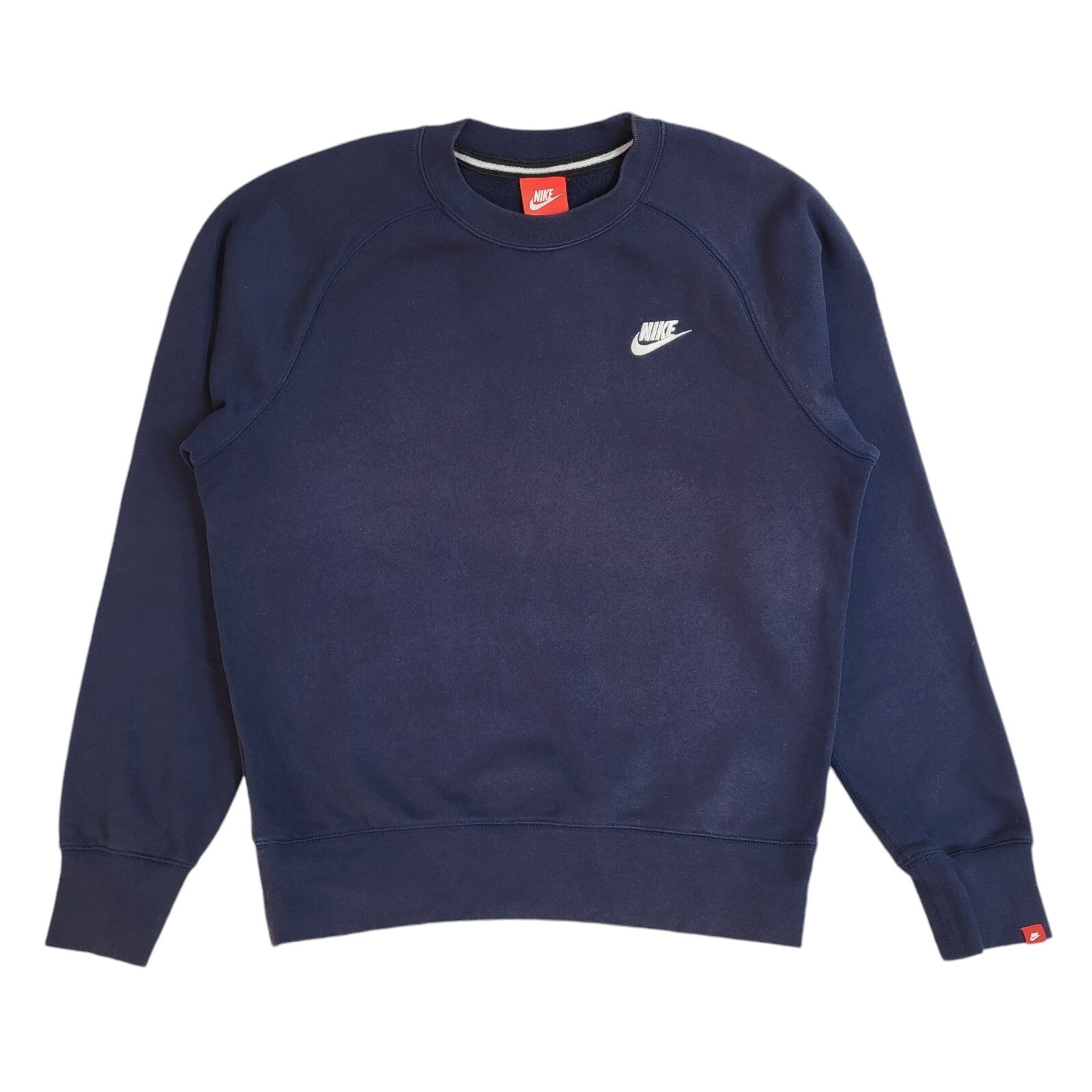 Nike Sports Sweatshirt Blue Crew Neck 90's Vintage UK Men's Size S