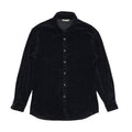 Marks and Spencer 90s Vintage Black Velour Long Sleeve Shirt Womens Size 10