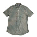 Pretty Green Y2K Green & Yellow Checked Short Sleeve Shirt Men's UK Size M