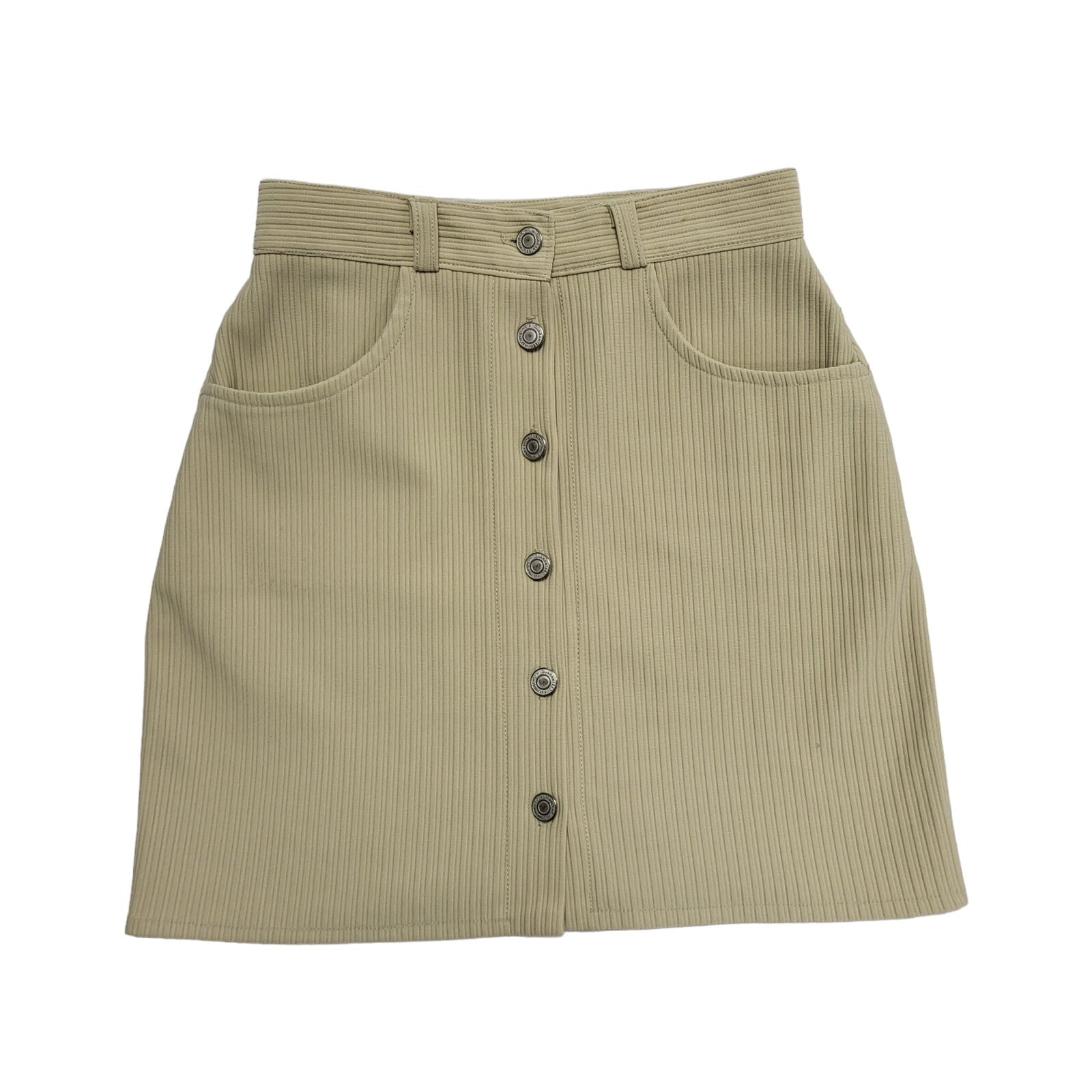 Bay Trading 90s Beige Mini Skirt Uk Women's Size 10 W28