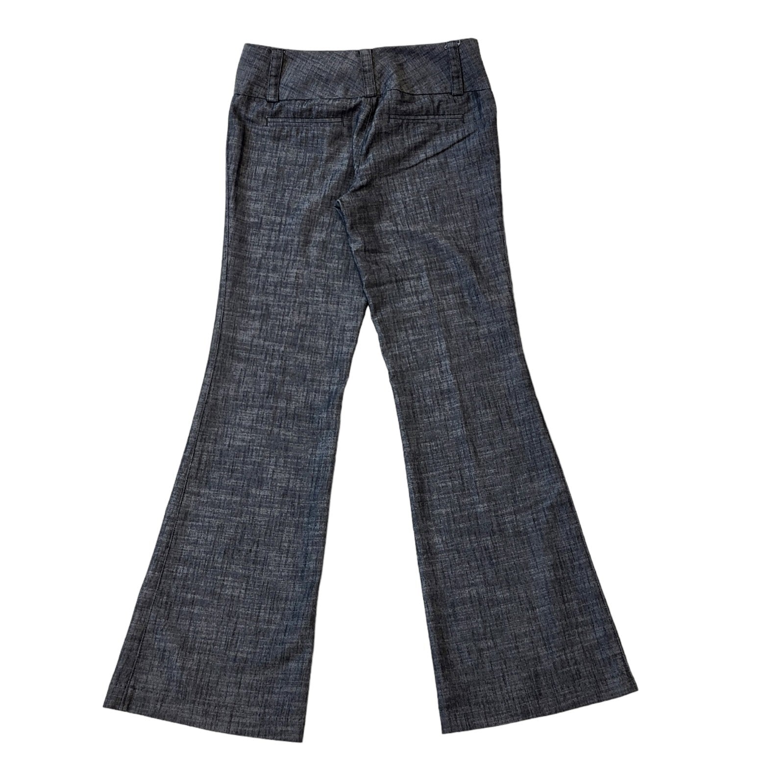 Stooshy Trousers Y2K Vintage Grey Bootcut Flare Trousers Women's Size 12 W30 L31