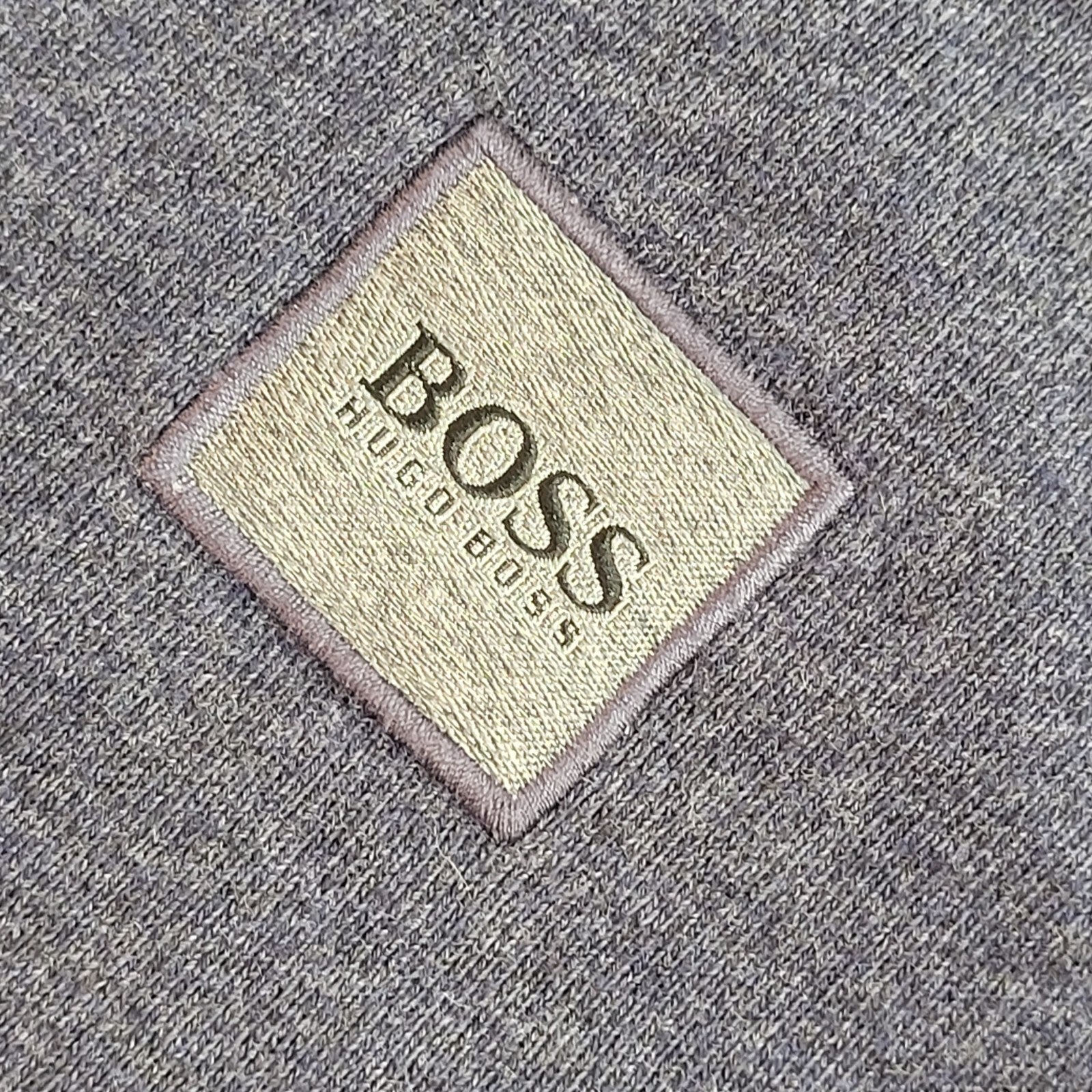 Hugo Boss Sweatshirt Blue & Grey Crew Neck Modern UK Men's Size M