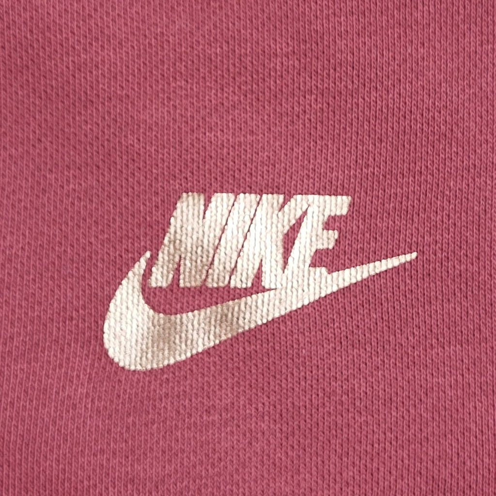 Nike Sweatshirt 1/4 Zip Y2K Maroon Long Sleeve Baggy UK Women's Size M