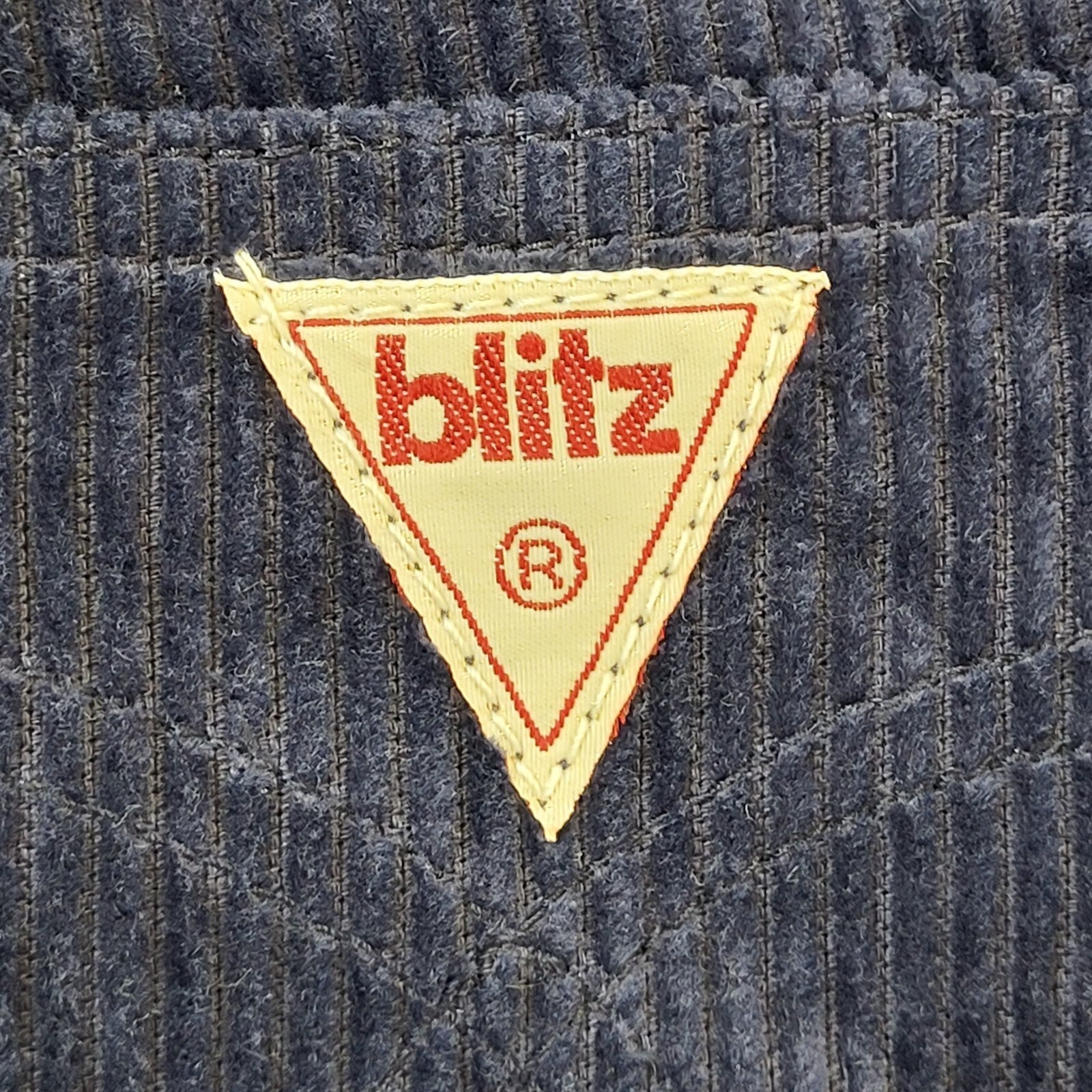 Vintage 80s Dark Blue Straight Leg Corduroy Jeans Men's Size S W30 L33
