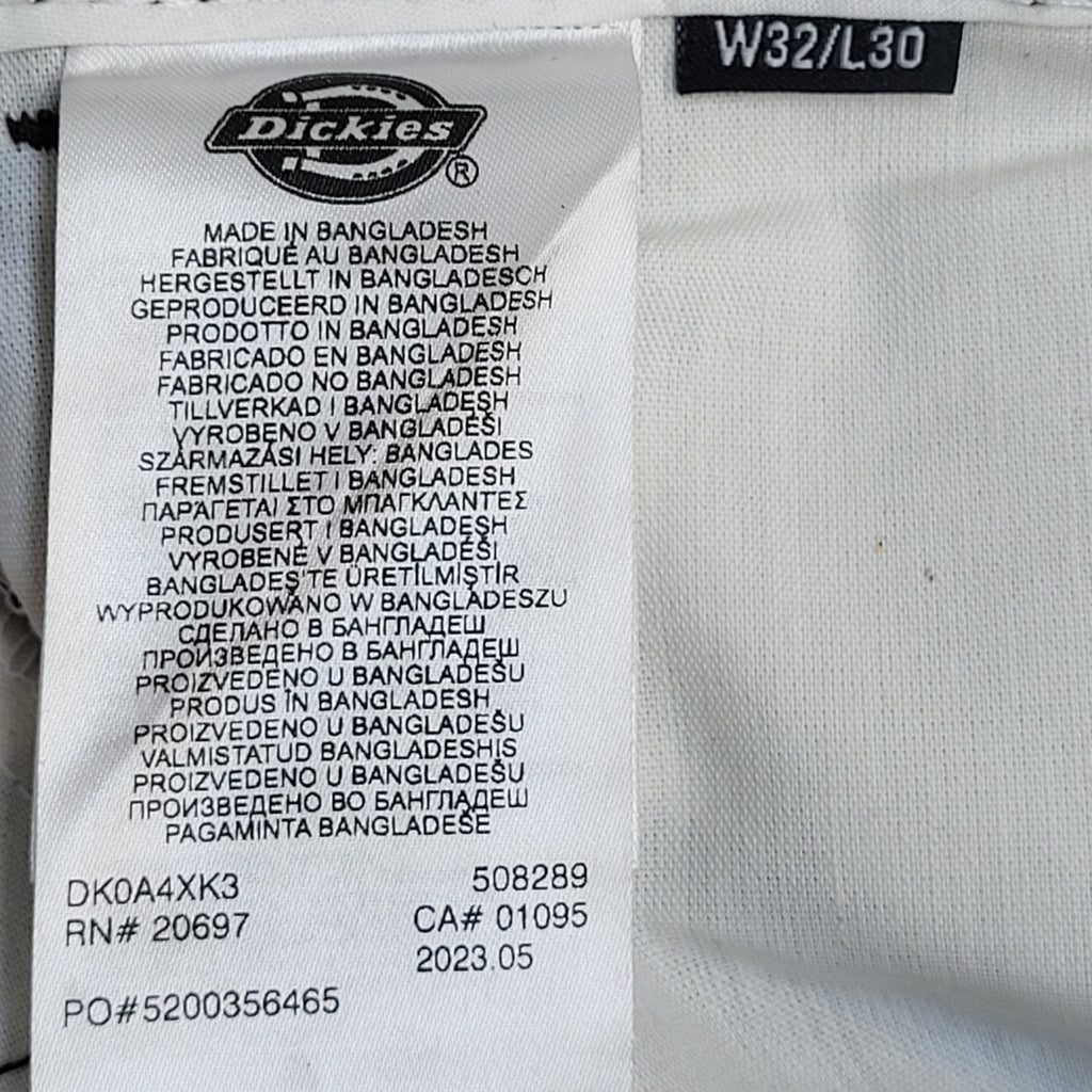 Dickies Trousers Y2K Vintage Brown Straight Leg Work Uk Men's M W32 L30