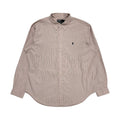 Polo Ralph Lauren Pink & White Striped Shirt Mens UK Size XL
