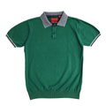 Van Heuson Y2K Green Short Sleeve Polo Top Men's UK Size L