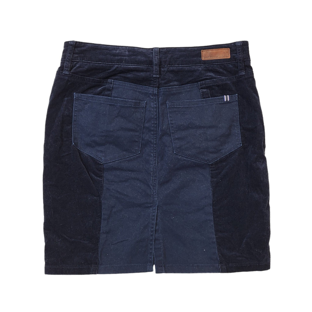Tommy Hilfiger Corduroy Blue Mini Skirt Women's Size 10 W28