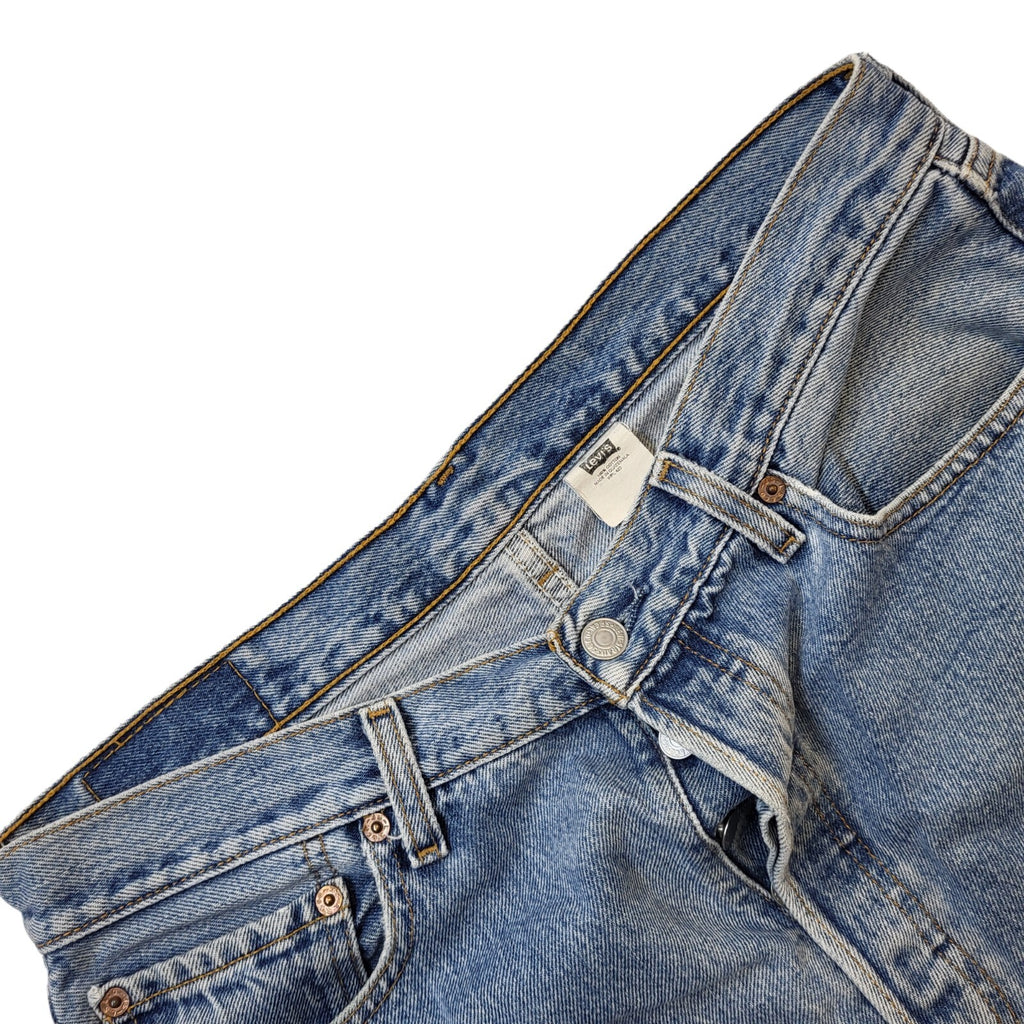 Levi's 501 Vintage 90s Light Blue Wide Leg Denim Jeans Men's Size L W34 L28