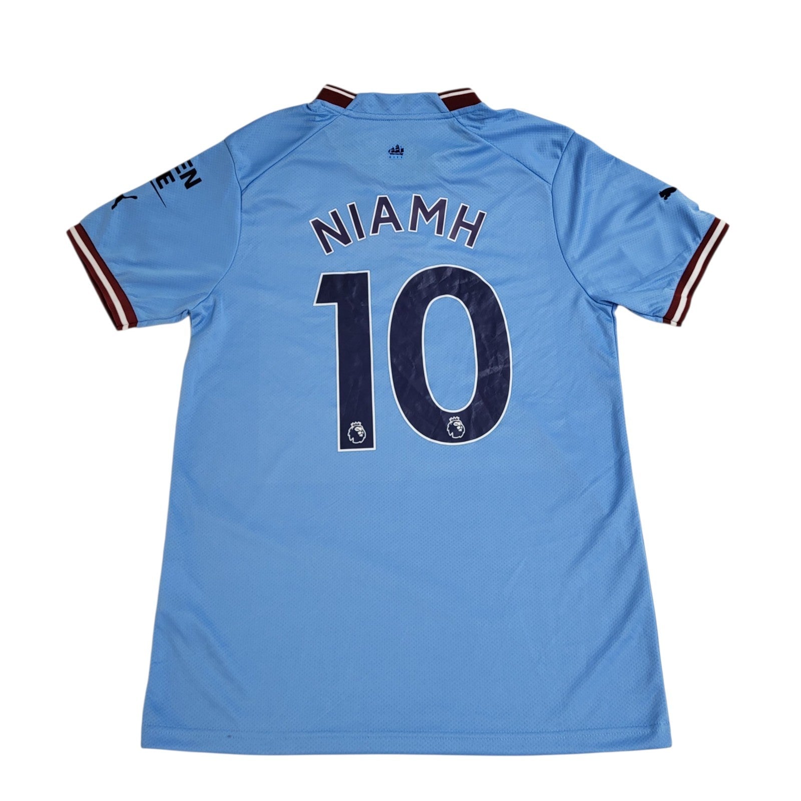 Puma Man City 2022-23  Shirt Niamh No 10 Football Shirt Uk Men's Size L