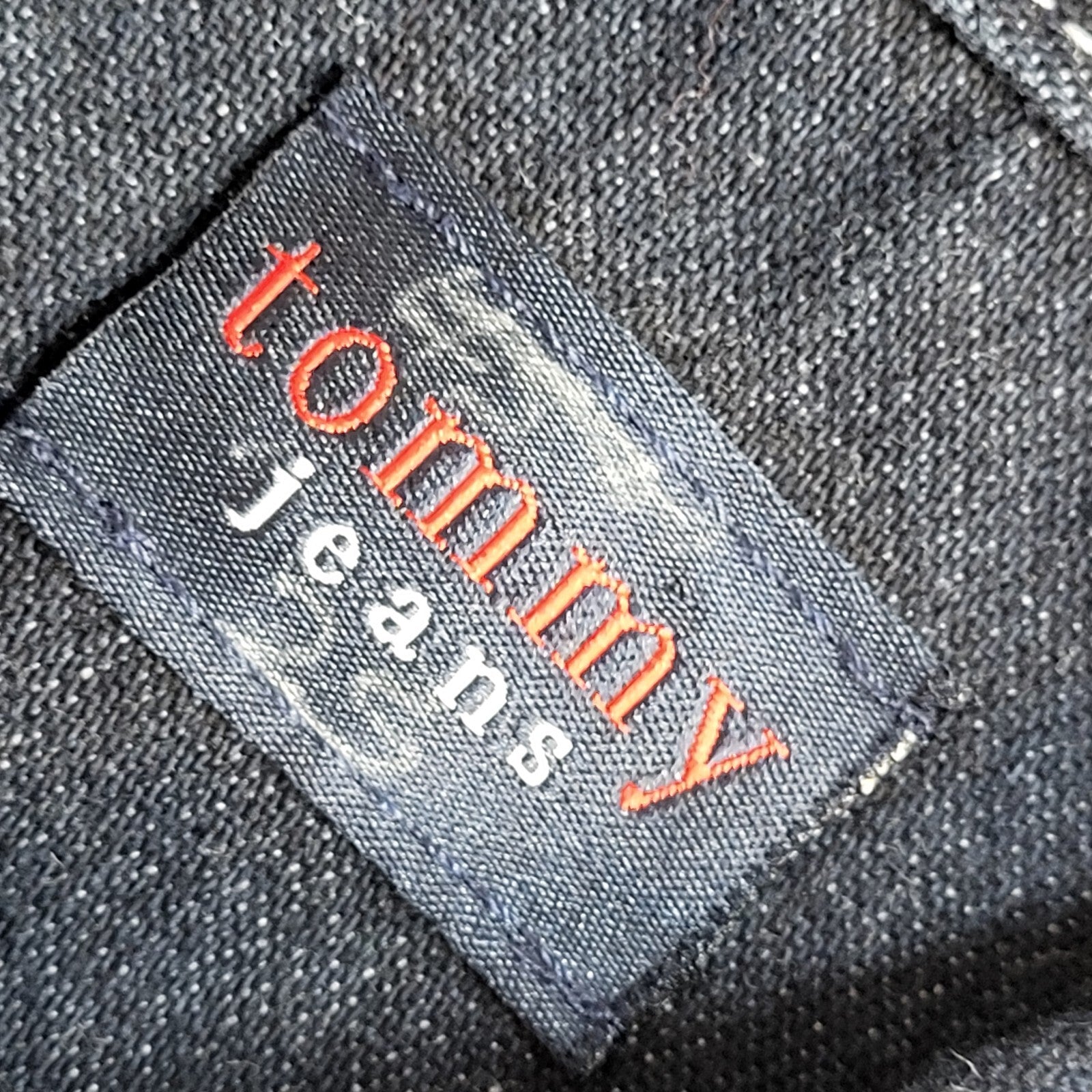 Tommy Jeans Blue Collared Button Front Denim Jacket 90s UK Women's Size S