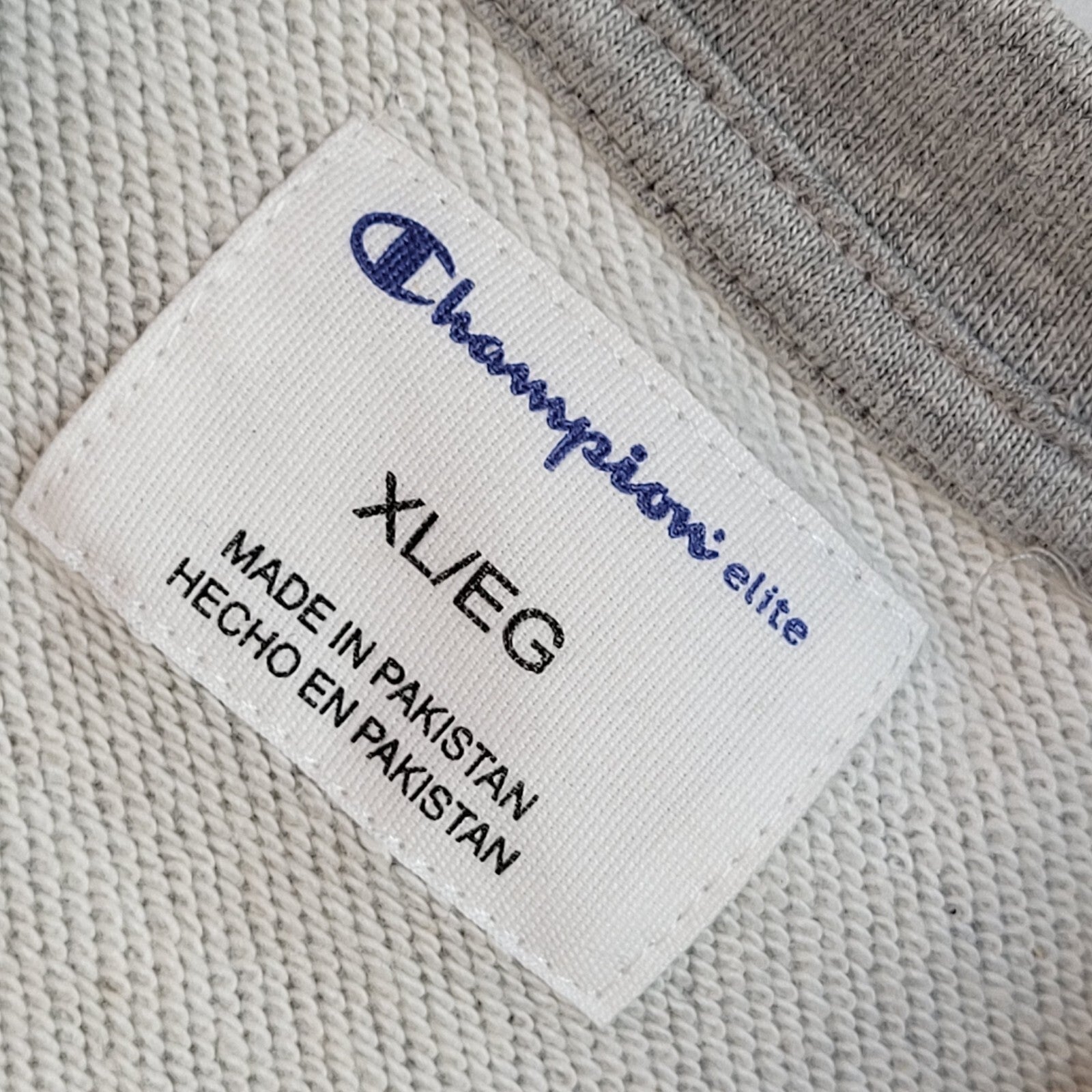 Champion Sports Sweatshirt Grey Crew Neck 90's Vintage UK Men's Size XL