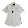 Calvin Klein Shirt White Y2K Short Sleeve Tailored Women's M 10 Bnwt