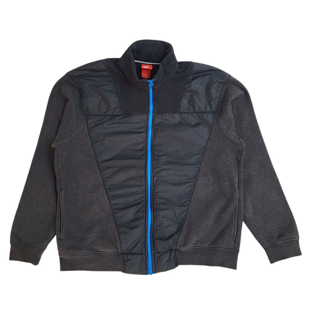 Nike Black Full Zip Sports Modern Tracksuit Top Jacket UK Men's Size XL