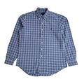 Ralph Lauren Blue Checked Modern Long Sleeve Shirt UK Men's Size M