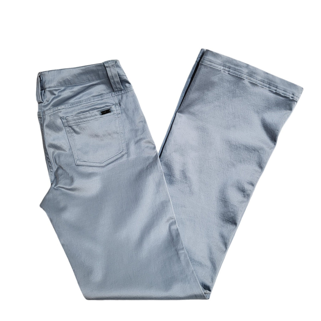 Guess Jeans 90s Light Blue Bootcut Shiny Jeans Uk Women's Size 8 W27 L32