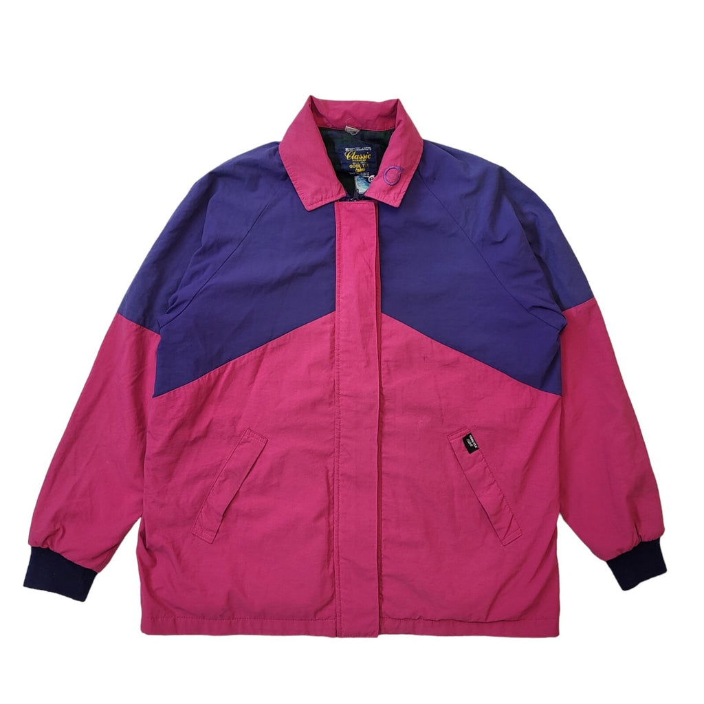 Sunderlands 90s Vintage Pink & Purple Over-sized Jacket Women's Size Small