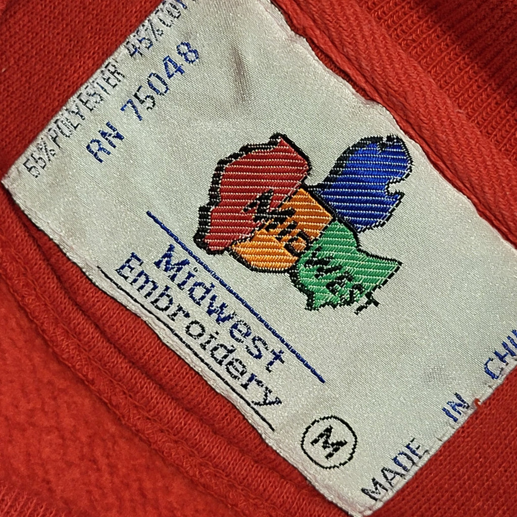 Louisville Cardinals 90's Red Long Sleeve Sweatshirt Womens UK Size M
