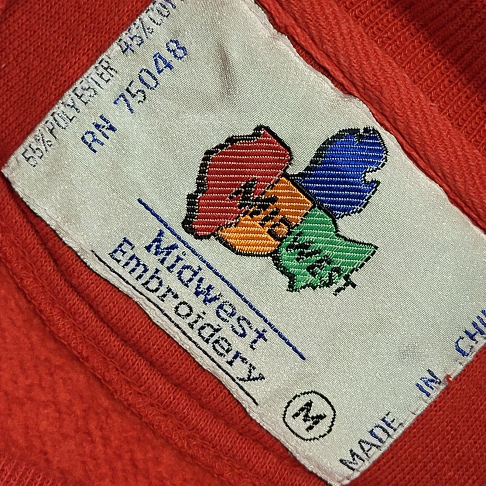 Louisville Cardinals 90's Red Long Sleeve Sweatshirt Womens UK Size M