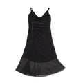 Spin 90s Vintage Scrappy Cowl Neck Black Dress Women's Size M