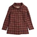 Vintage 90s Pink Button Check Wool Jacket Uk Women's Size Medium