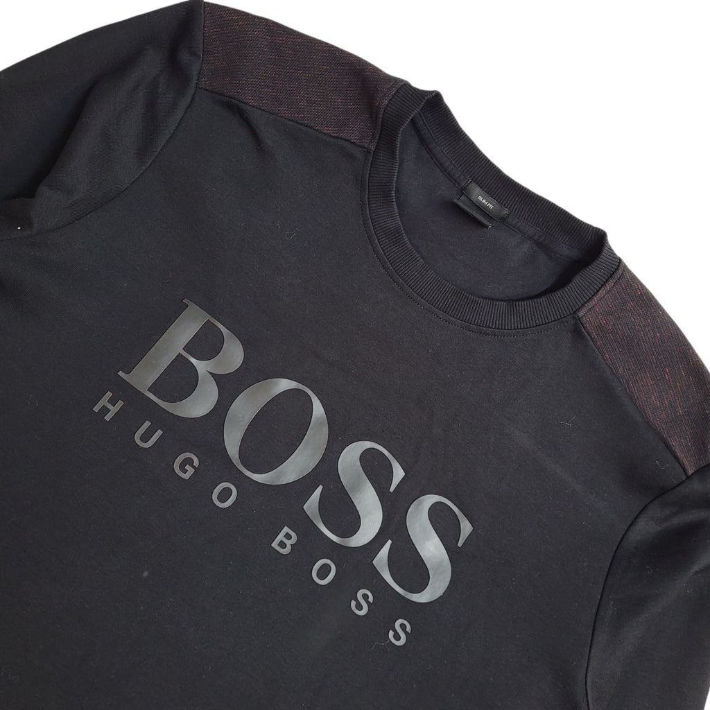 Hugo Boss Modern Sweatshirt Black  Crew Neck UK Men's Size XL