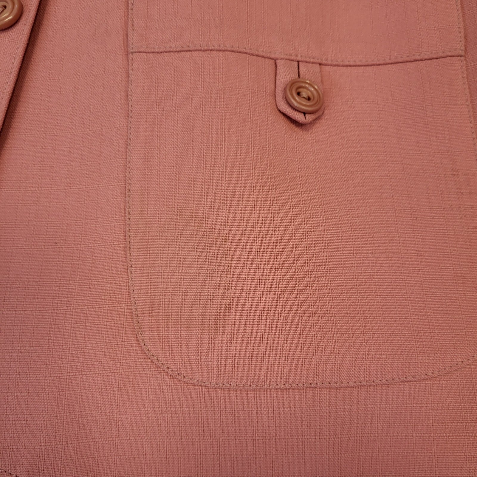 Susan Barry 70s Vintage Pink 2 Piece Blazer & Skirt Size 10