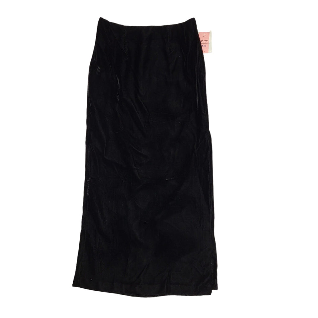 Bill Levkoff Vintage 90's Black Velvet Skirt Uk Women's Size 10 Bnwt W28