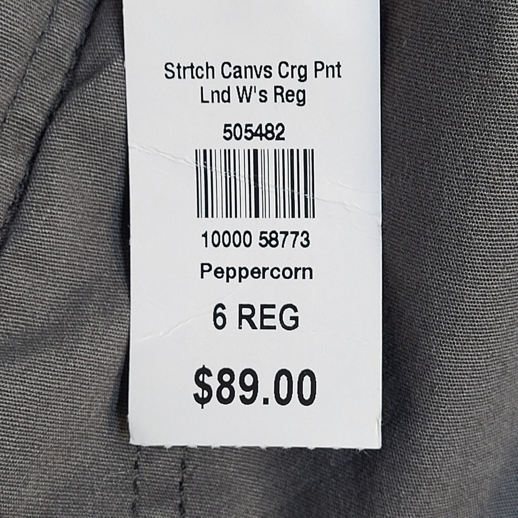 LL Bean 90s Vintage Grey Straight Leg Cargo Trousers Uk Women's 12 W30 L30 Bnwt