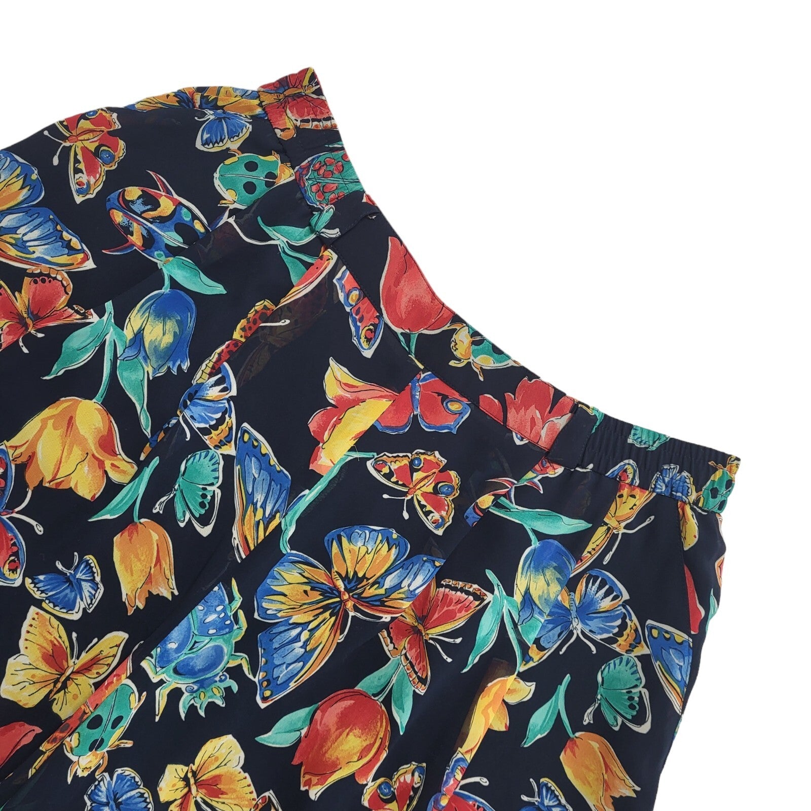 Basler Vintage 90's Multicolored Floral High Waist Shorts Womens UK 16 W34