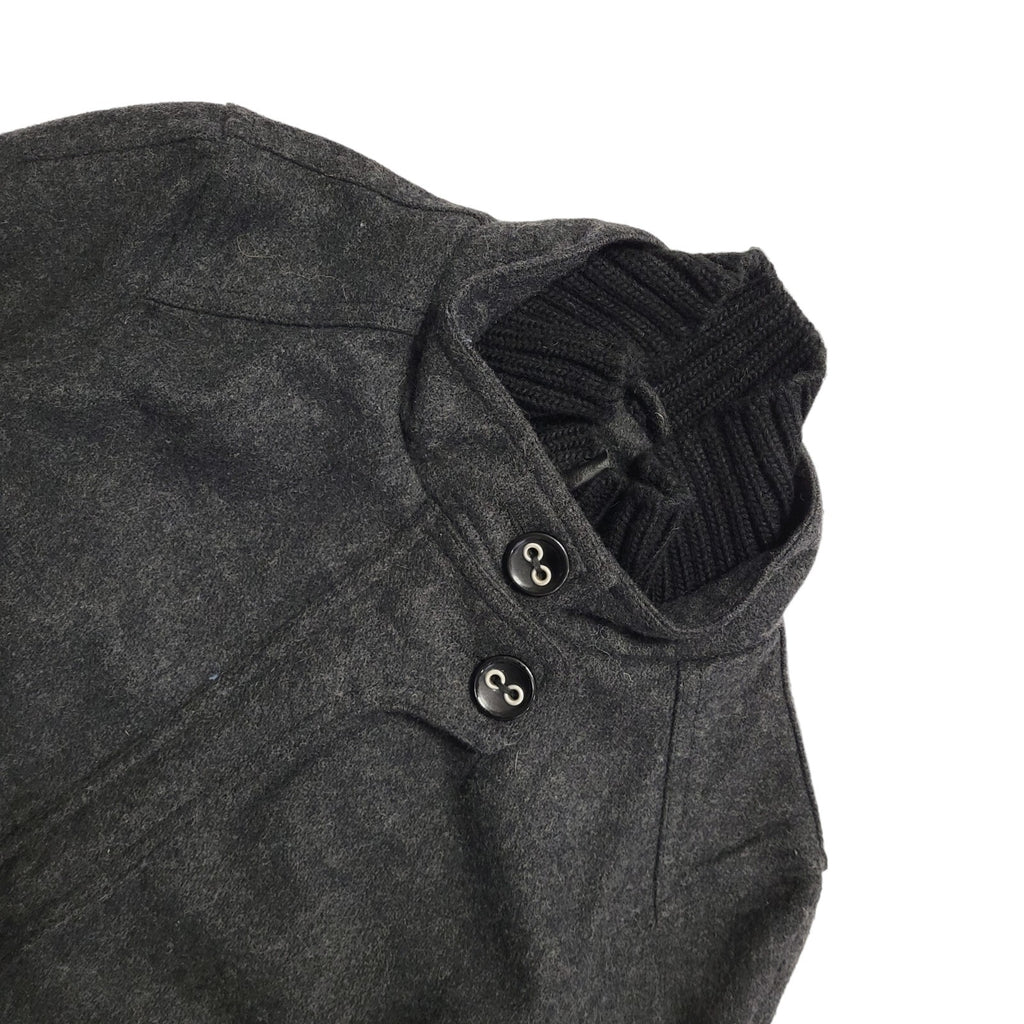 Nutshell Y2k Dark Grey Zipped Jacket Uk Women's Size Small