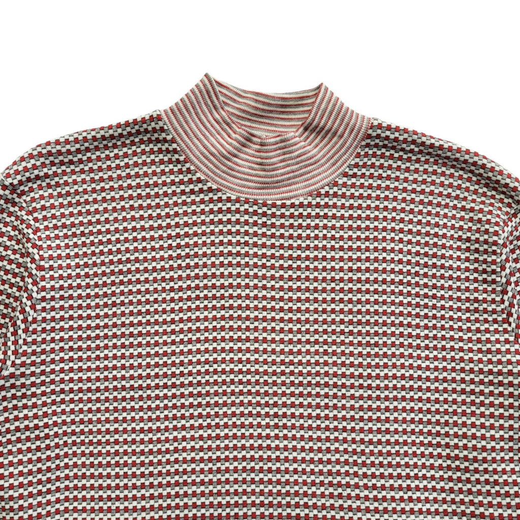 Vintage 70s Pink Roll Neck Jumper Uk Women's Size Medium