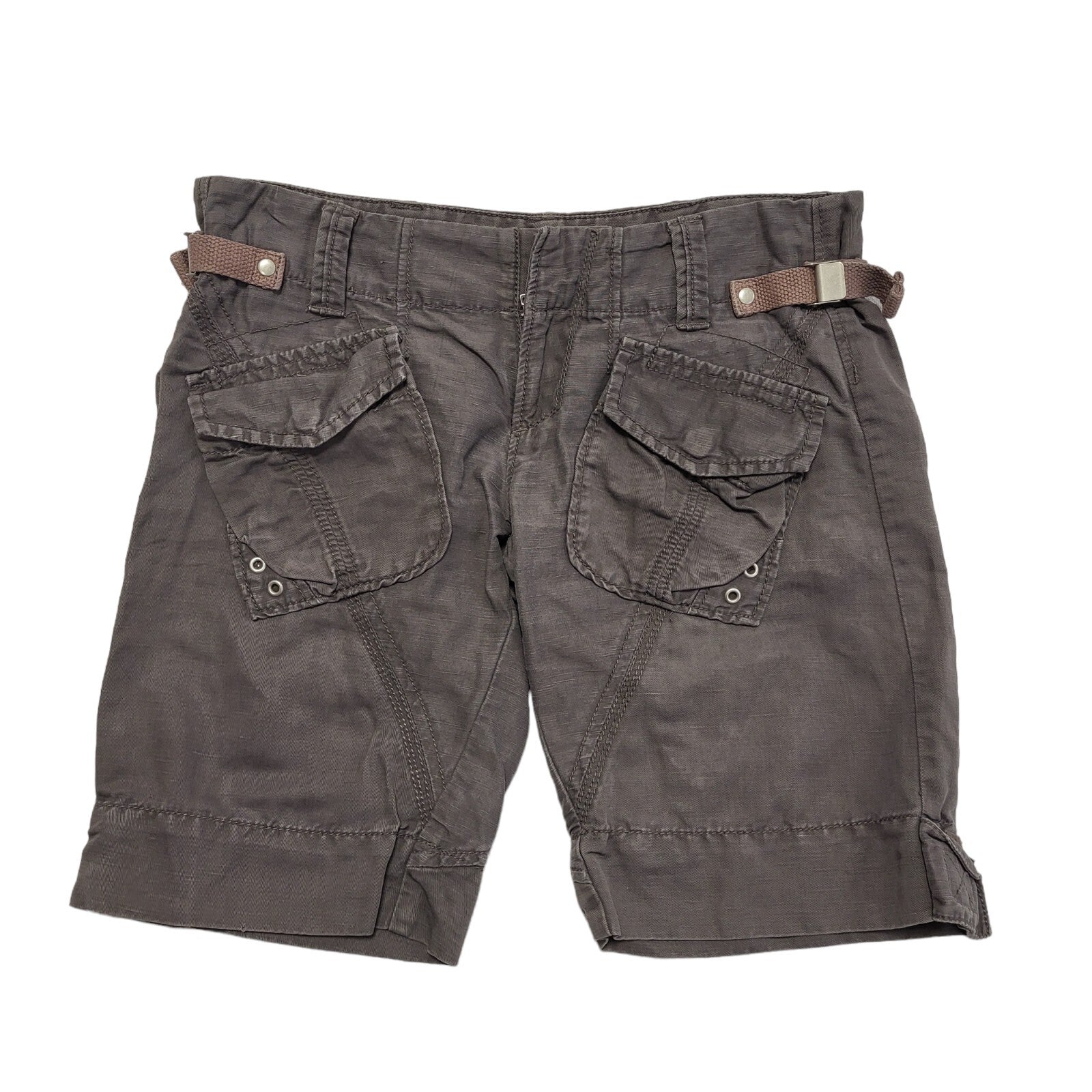 Miss Sixty Y2K Vintage Grey Cargo Shorts Women's Size 10 W28