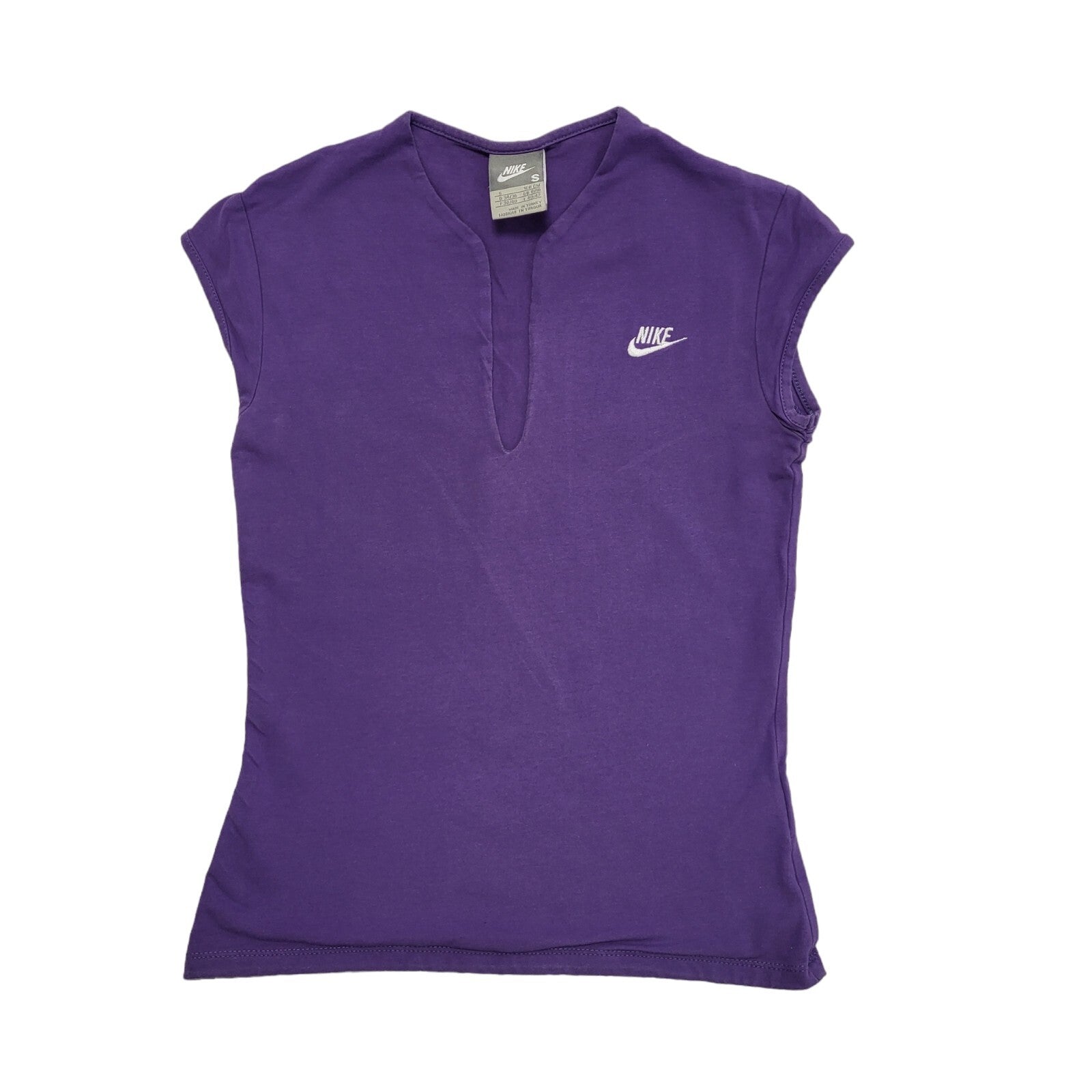 Nike Vintage Y2K  Sports Purple T-Shirt Womens UK Size Small