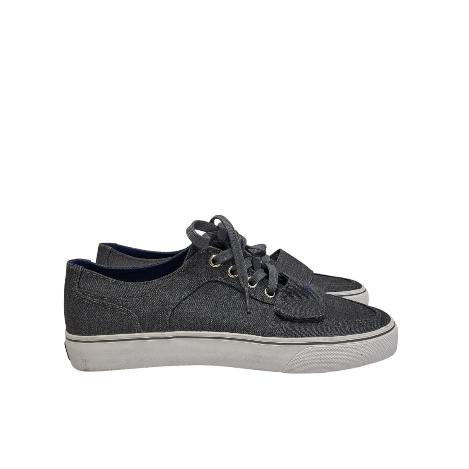 Creative Reaction Grey Lace Up Canvas Trainers Men's Uk Size 7.5 Eu 41 