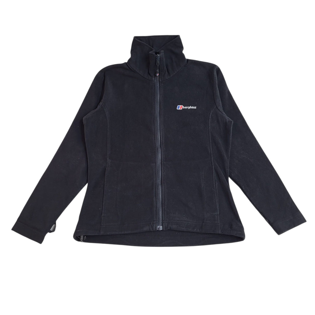 Berghaus Black Vintage Y2K Full Zip Fleece Jacket Uk Women's Size 10