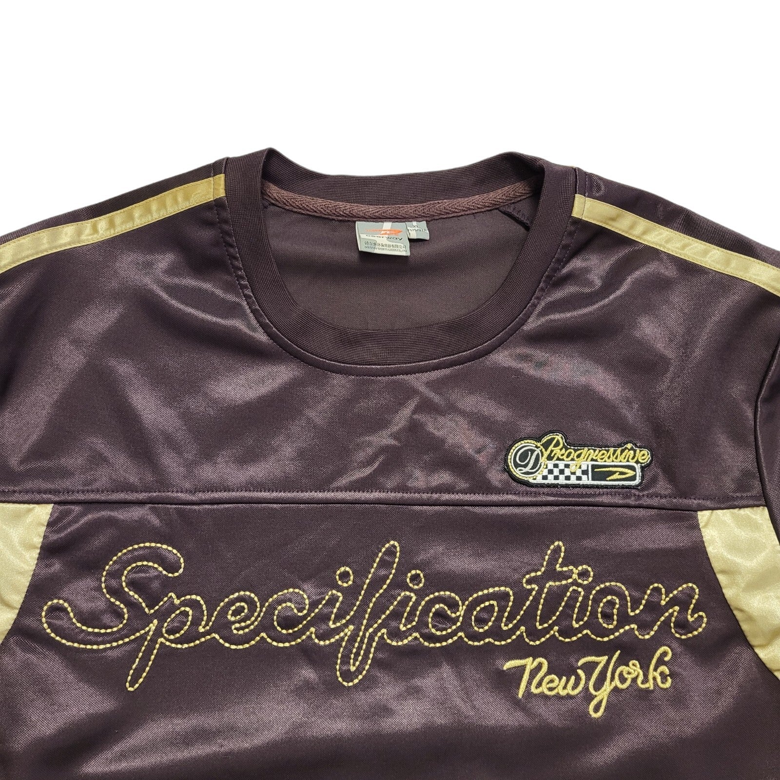 Deerway Sweatshirt Vintage Y2K Maroon & Brown Womens UK Size XL