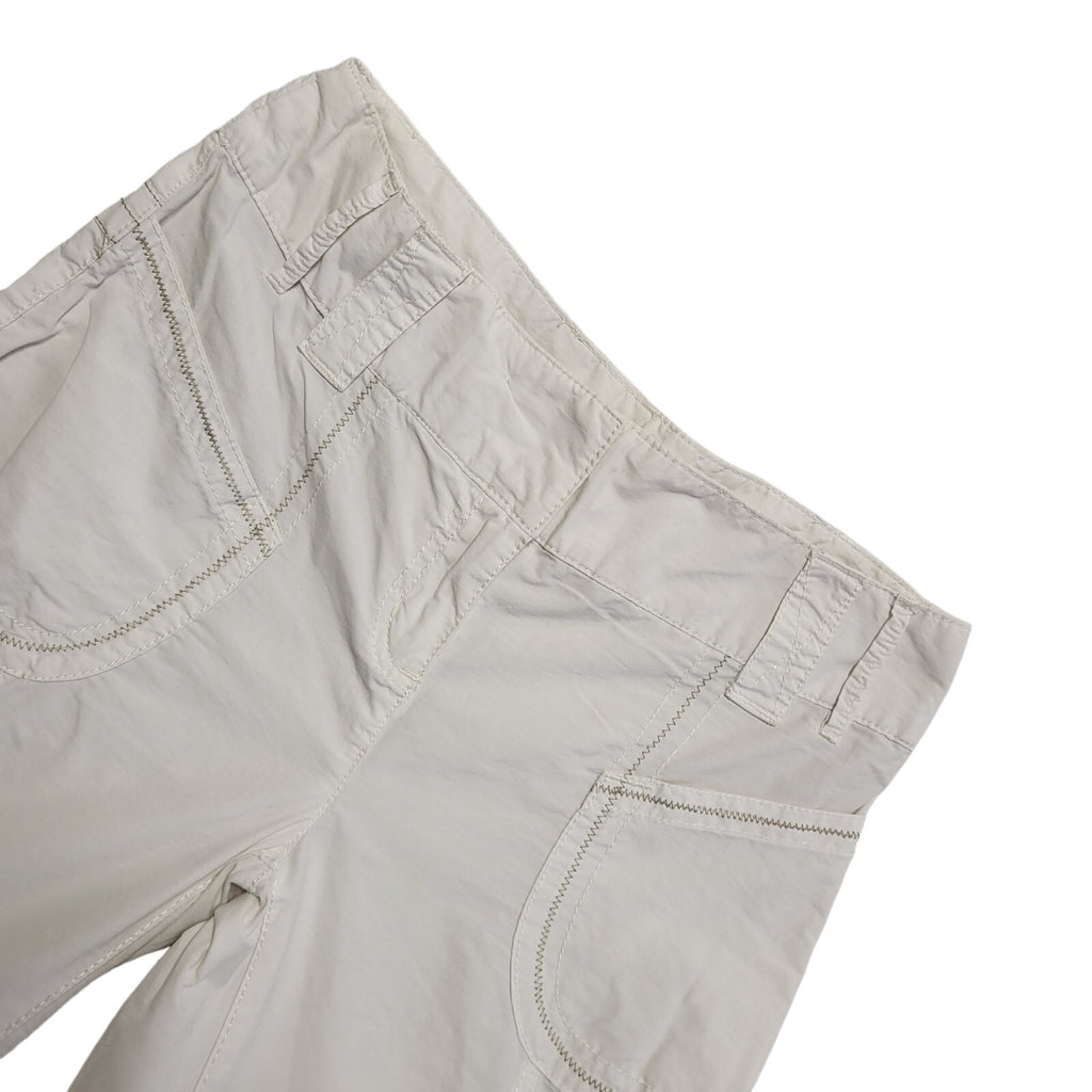 Next Vintage y2k  White Wide Leg Casual Trousers Uk Women's Size 6 W24-28 L30