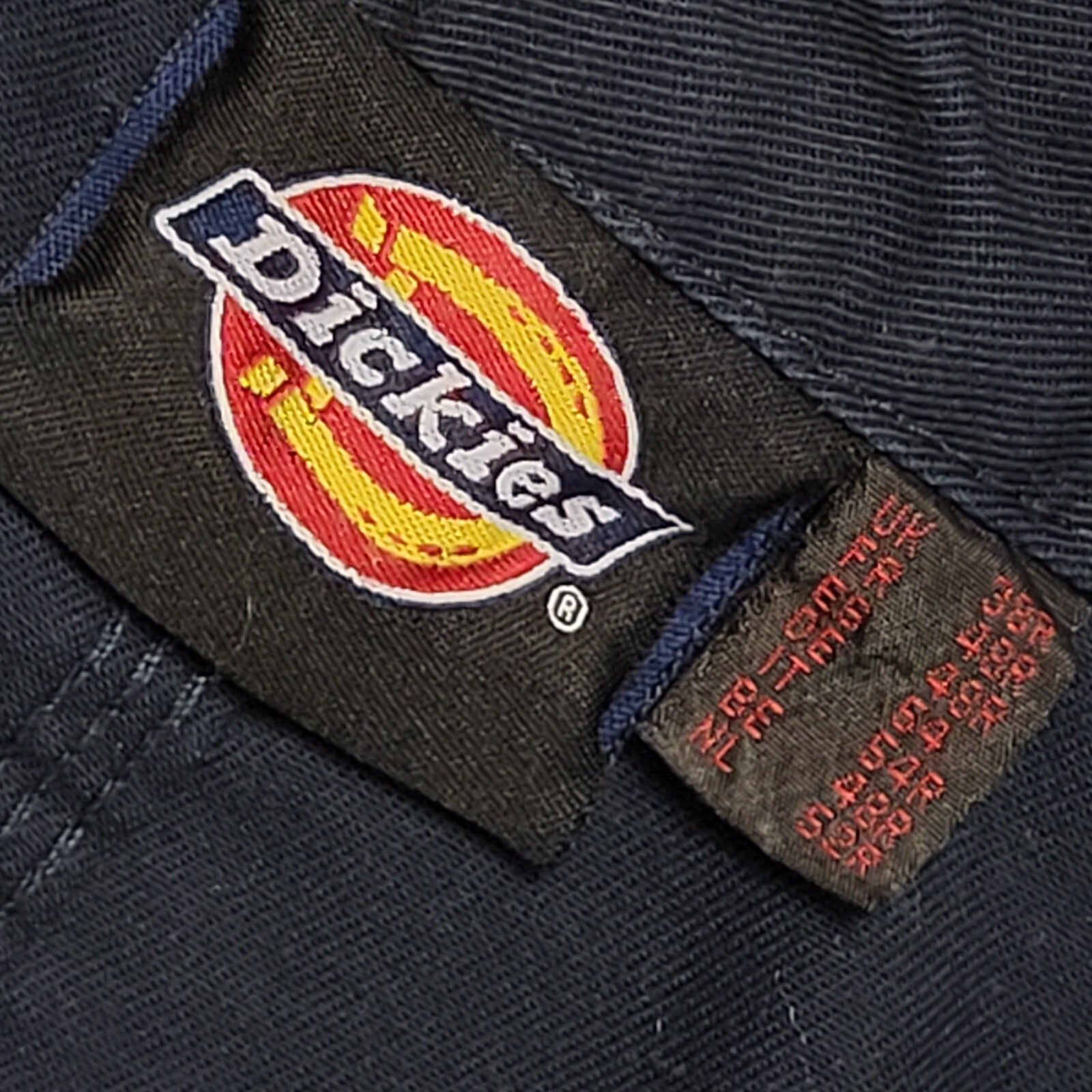 Dickies Y2k Vintage Navy Blue Straight Leg Work Trousers Uk Men's 2XL W38 L30