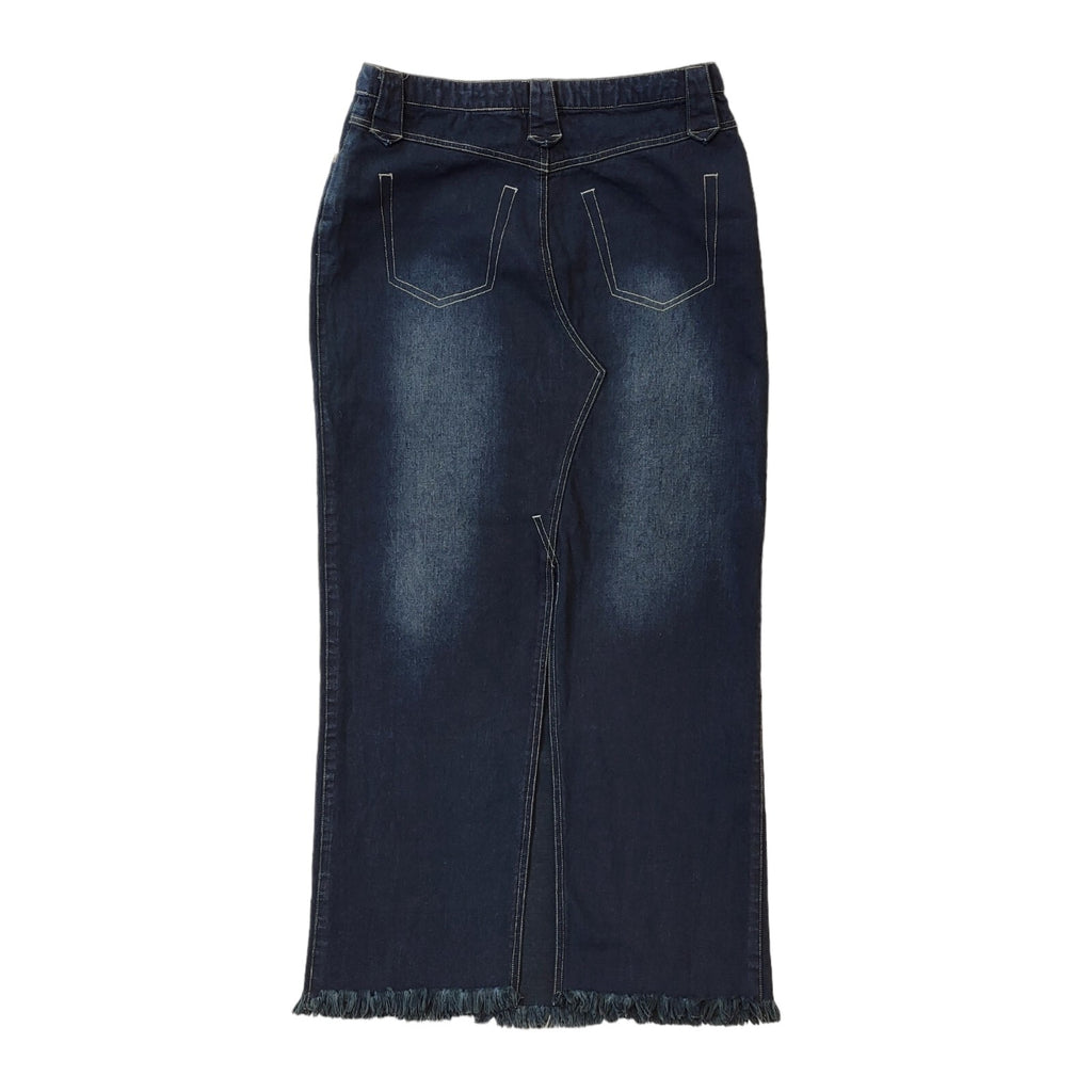 Y2K Vintage Long Denim Skirt Women's Size 12 W30