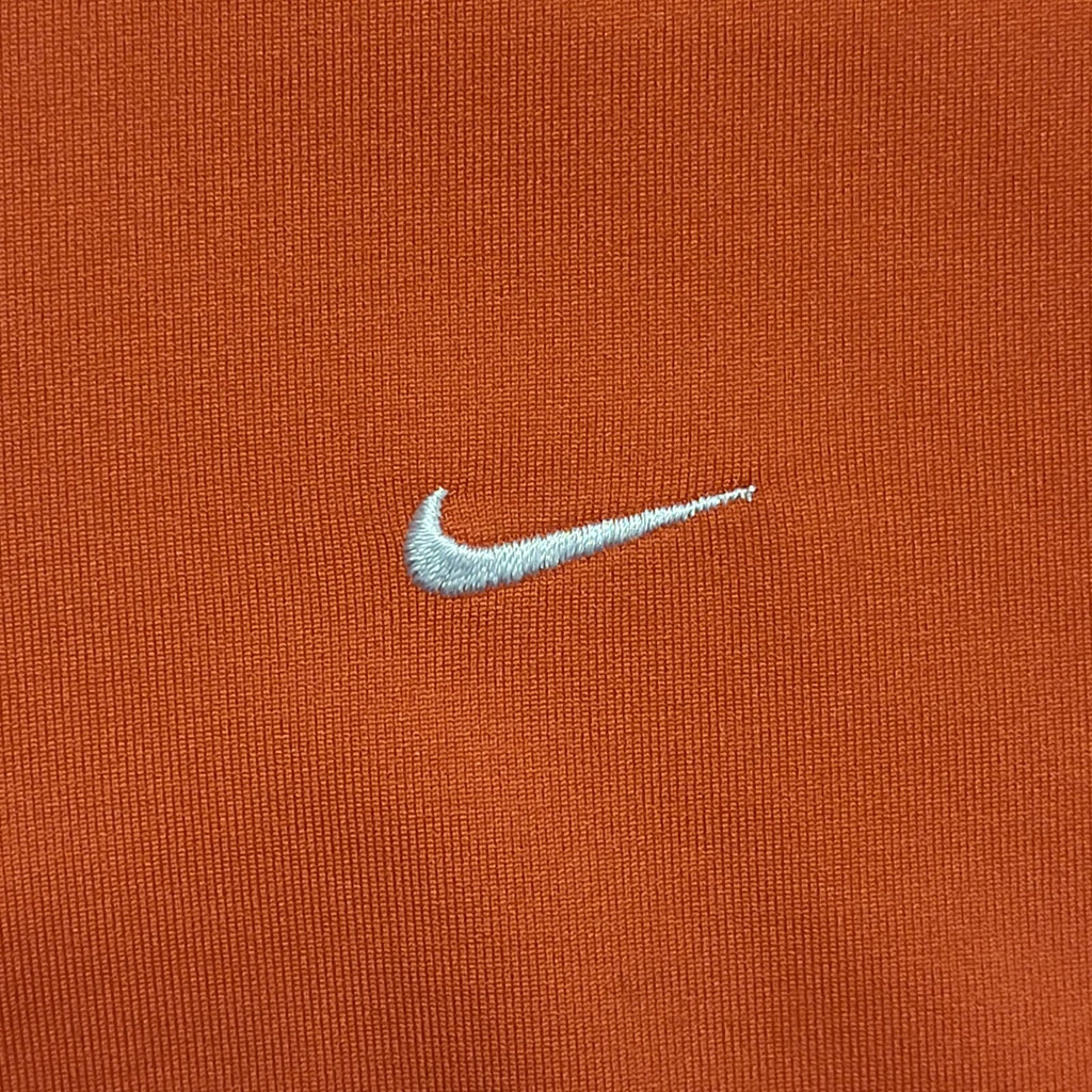 Nike Golf Peach White Trim Slim Fit Polo Shirt Uk Women's Size 12