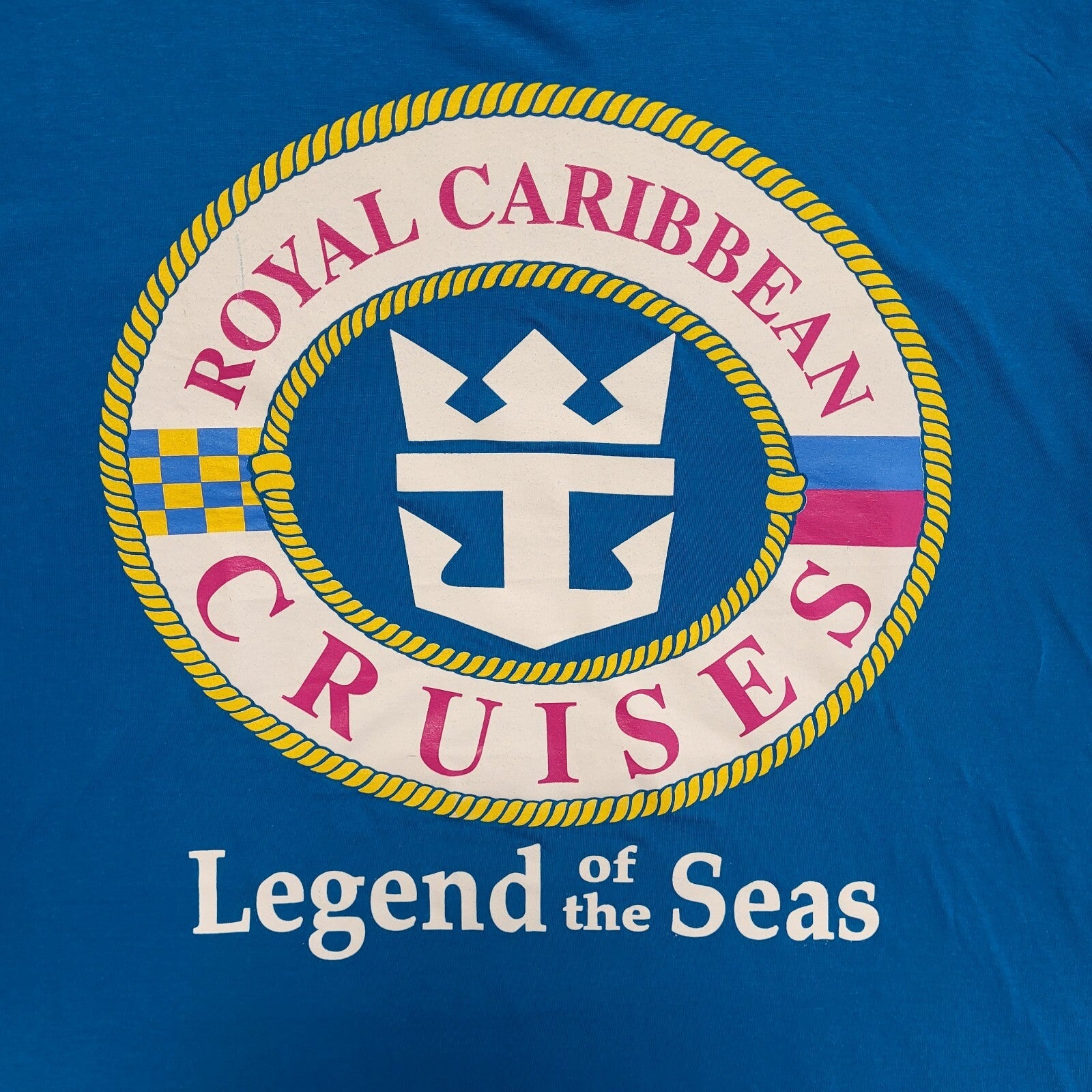 Vintage 90s Blue Royal Caribbean  Single Stitch T-Shirt Mens 3XL