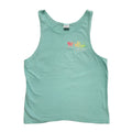 Fat Willy's Surf Turquoise Sleeveless Tank Top Vintage 90's Womens UK Size S