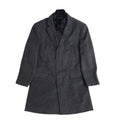 Jeff Banks Vintage Y2k Grey Wool Button Overcoat Uk Men's Size XL