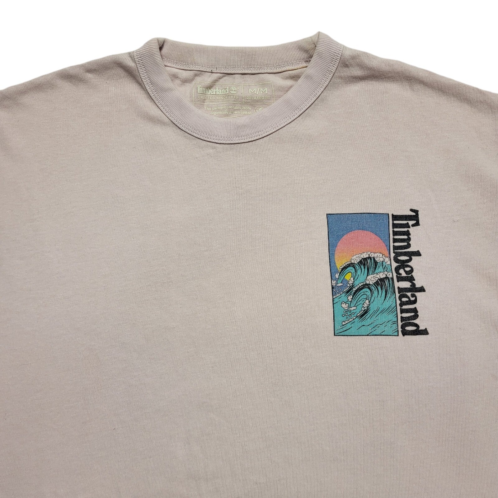 Timberland Vintage 90's Pink Short Sleeve T-Shirt Uk Men's Size Medium